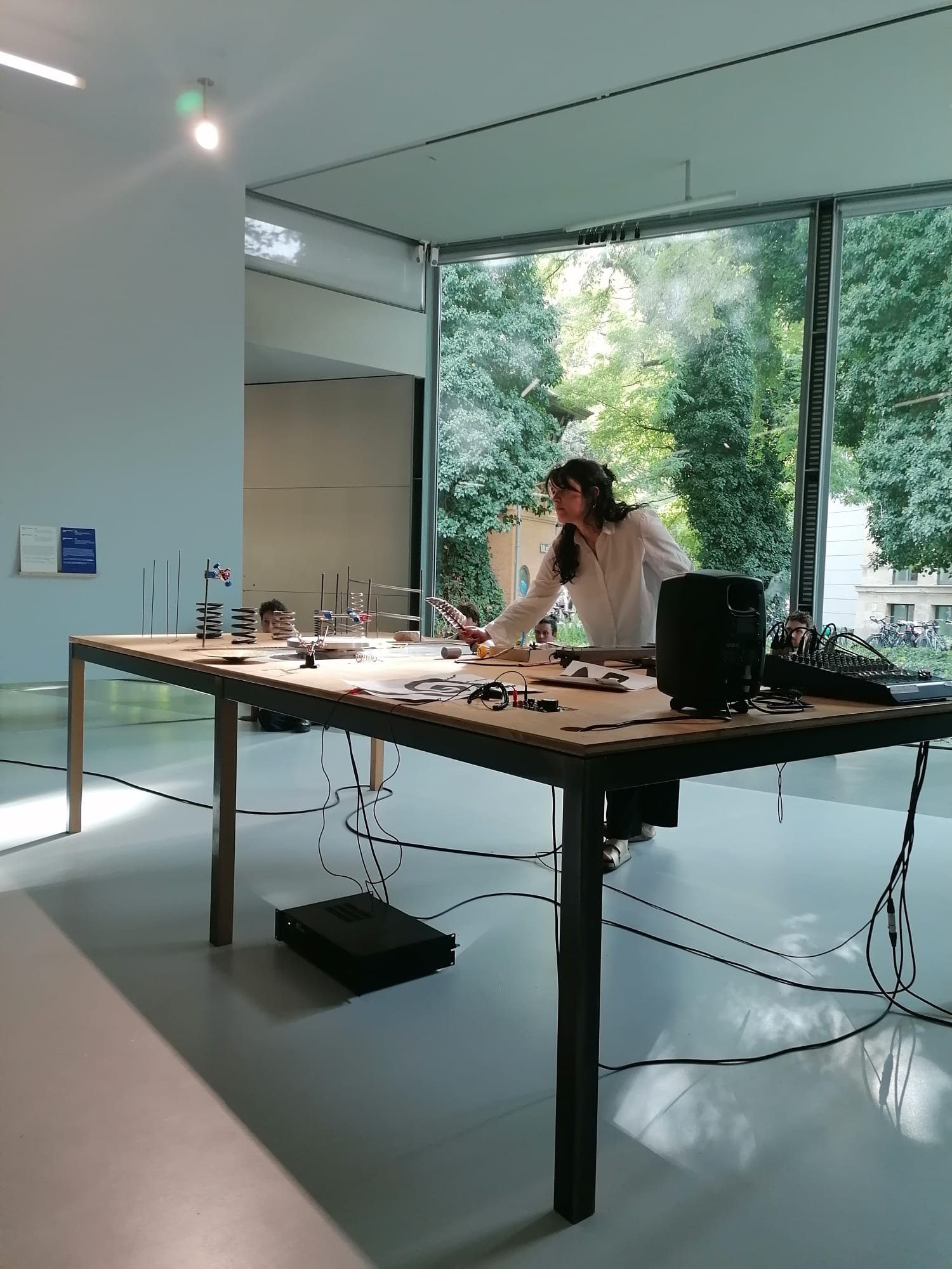 Tarek Atoui's Extended Playground installed at the GFZK Leipzig