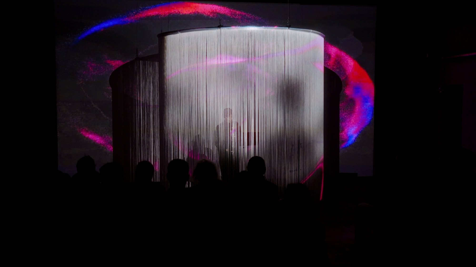 Lit in violet during I would…